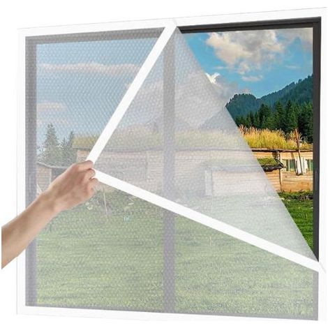 (20x39 Zoll) Dicke Fensterisolierfolie, Luftpolsterfolie mit Befestigungsband, zuschneidbare, winddichte Verdunkelungsvorhänge (1/5)
