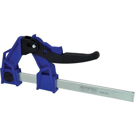 Faithfull Heavy-Duty Lever Clamp with 160mm Capacity (Model FAILC160120) (1/3)