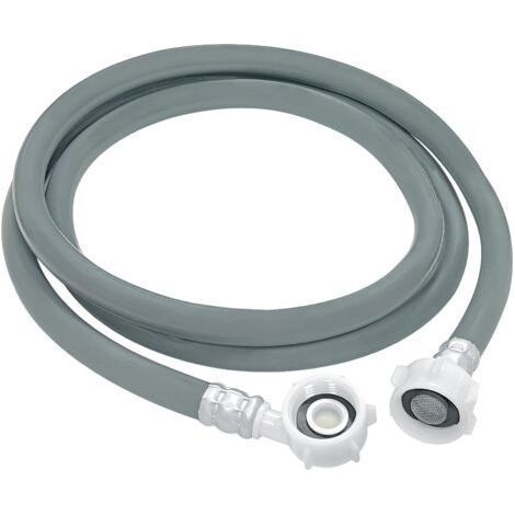 Tuyau d'arrivée d'eau,tuyau machine à laver,flexible lave linge,Rallonge de tuyau d'alimentation,Tuyau Universel pour Entrée d'eau,Tuyau Machine à Laver et Lave-Vaisselle (2m) (1/5)