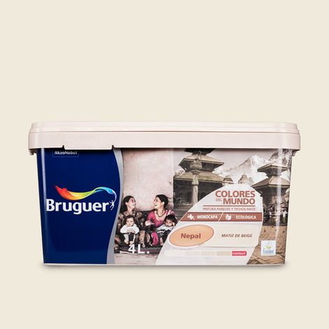 Couleurs du monde Népal Nuance de beige 4L Bruguer (1/2)