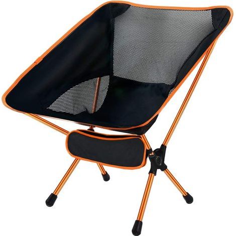 Ultraleichter, tragbarer Faltstuhl mit Tragetasche, kompakter Faltstuhl für Strand, Wandern, Strand, Picknick im Freien und Garten (1/5)