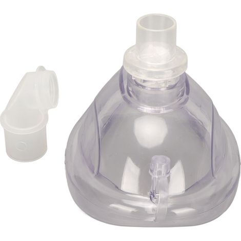 Visière de protection respiratoire en silicone souple pour la réanimation cardio-pulmonaire d'urgence chez l'adulte (1/5)