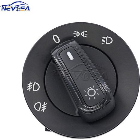 5G094143AR is a car accessory for headlight control switches of 2013-2019 Volkswagen Golf 7 models. (1/4)