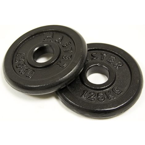 Gusseisengewichte 2 x 1,25 kg MASTER