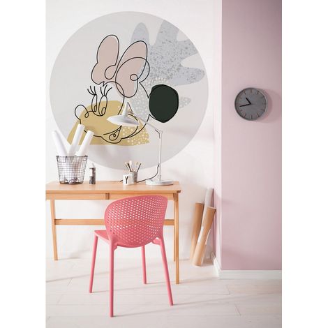 Photo Murale Ronde Disney visage de Minnie Art Moderne - 125 cm (1/3)