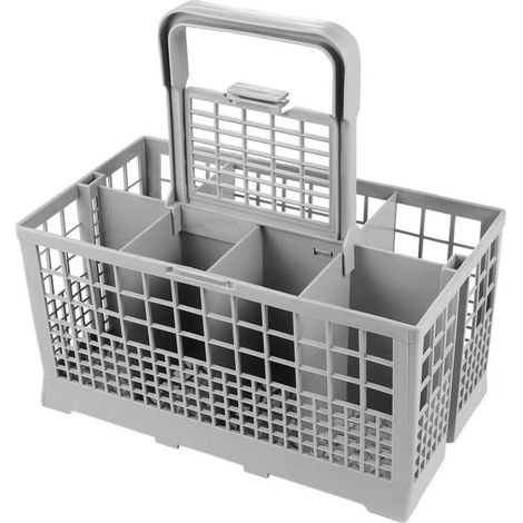 Boîte de Remplacement pour Panier à Couverts Universel avec 8 Compartiments, Durable et Ferme, adaptée aux Lave-Vaisselle Polyvalents (1/4)