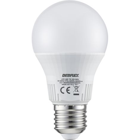 DEBFLEX - AMPOULE A60 SMD VERRE BLANC E27 7W TRIMAX 630LM - 600440