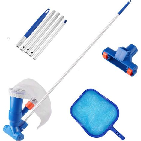 AGE Outils de nettoyage de tête de piscine d'aspiration de filet de récupération de feuilles de piscine accessoires de nettoyage de tête de piscine (1/5)