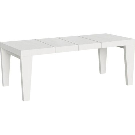 Tavolo Allungabile 200/304x90x77 cm Spimbo Premium Bianco Frassino (1/4)