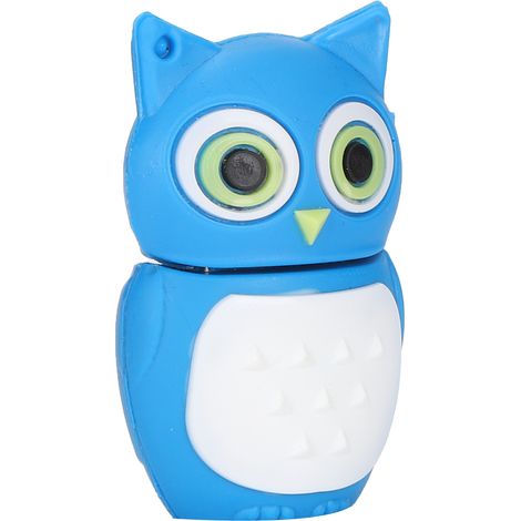 64 GB USB-Stick mit blauem Eulen-Design – Schnelle Speicherkapazität (1/5)