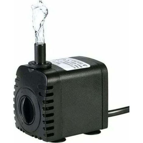 Pompe Eau Submersible, 600L/H 8W Pompe Eau Aquarium Ultra-silencieux avec 4 Pieds de Ventouses pour Fontaines Fish Tank Hydroponic Systems avec 2 bus (1/4)