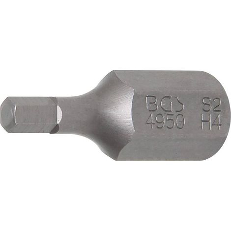 Embout 30 mm - 10 mm (3/8), Six Pans Intérieurs 4 mm - Précision et Robustesse, Acier, Pro - D-Work