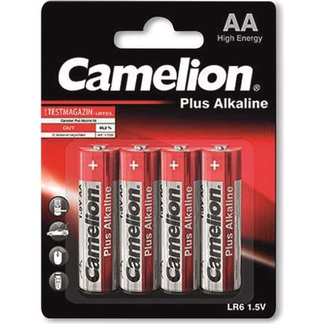 CAMELION Mignon-Batterie, Plus-Alkaline, LR6, 4 Stück (1/3)