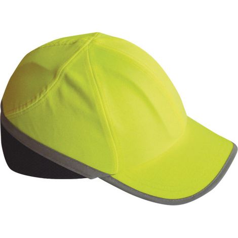 Gorra contra golpes ajustable con visera larga PORTWEST PW79  Amarillo