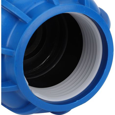 Raccord de tuyau PE 63 mm, vanne à bille, raccord de tuyau d'eau, accessoires de robinetterie (1/5)