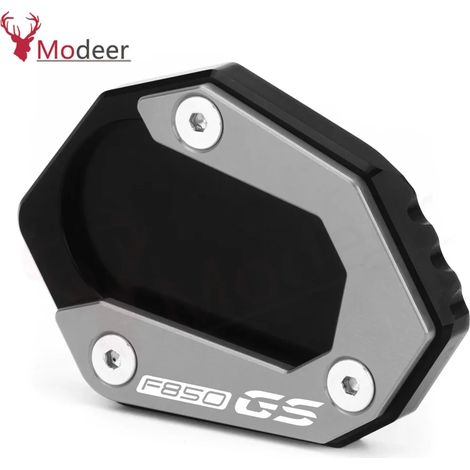 (F850GS GRIS) Compatible avec BMW F850GS F 850 GS F750GS F850 GS F 750 GS 2018-2022 Accessoires moto Béquille latérale Extension de béquille Repose-pied maxpower (1/4)