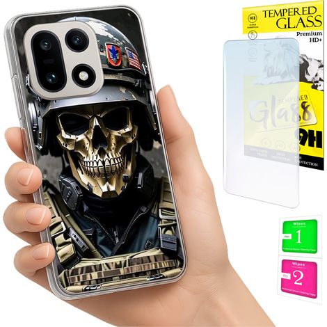 Funda para OnePlus 15 Photo, cubierta trasera + cristal 9H (1/5)