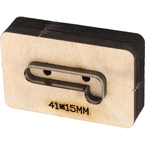 Jeu de 3 emporte-pièces en cuir, forme numéro 1, acier allié à haute dureté, matrice de découpe pour cuir et simili, outil de perforation robuste, usage artisanal. (1/5)