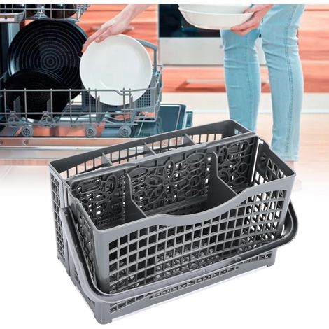 Cesta para lavavajillas para cubiertos y utensilios de cocina, apta para lavavajillas Maytag y LG, fabricada en plástico ABS resistente, 23,1 x 13,1 x 13,4 cm. (1/5)