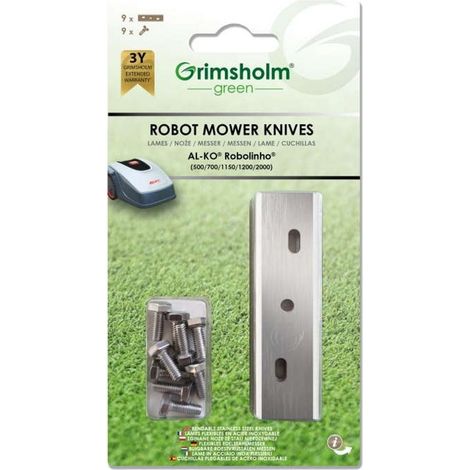 Motorisierte Gartengeräte grimsholm-green robolinho e series anpassbar 9 Klingen