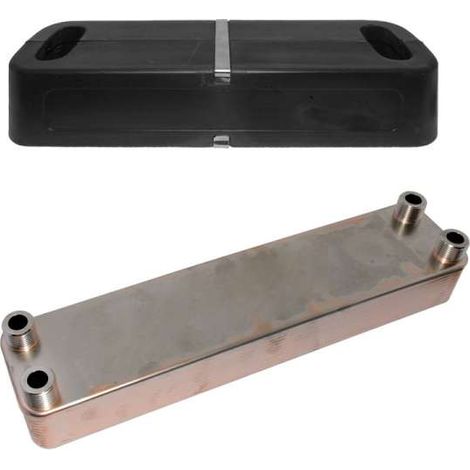 Sonderangebot SWEP Plattenwärmetauscher gedämmt, 4x1'' AG bis 20m2 Kollektorfläche