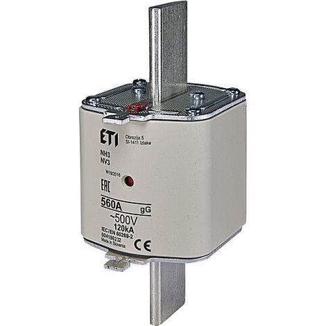 Fusible ETI NH NH3 gG 560A/500V, Cond. 3