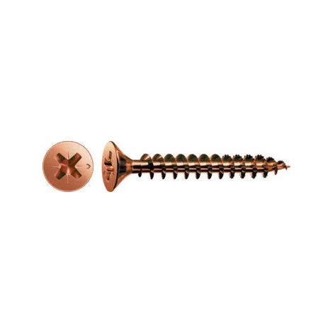 Vis Spax Tête fraisée TF Pozi N°2 3.5X16 Diamètre de tête: 7 Filetage total ACBRU-1 pièce (1/3)