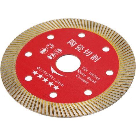Disque de coupe en céramique diamanté pour le polissage de la porcelaine, compatible avec meuleuse d'angle. (1/5)