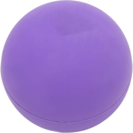 Balle de massage corporel pour la relaxation musculaire, le bien-être et le massage fascial. Balle de fitness et de yoga pour les pieds, la nuque, le dos et les jambes. Violette. (1/5)