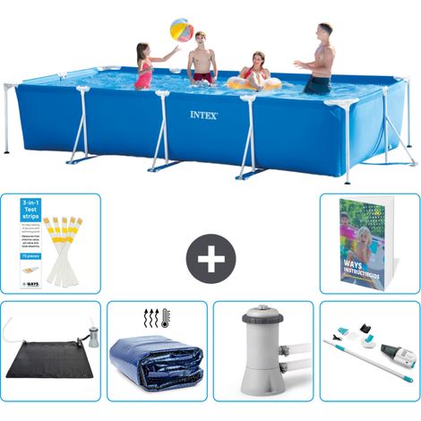 Rechteckiger Frame Pool - 450x220x84 cm - 7-teilig S82