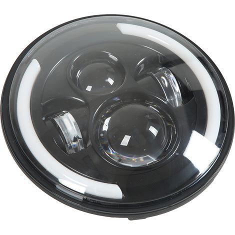Phare LED rond à halo de 7 pouces avec feu de jour bicolore, remplacement universel pour Road Star VStar 650 Royal Star (1/5)