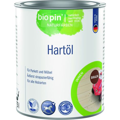 Biopin Naturfarben Teaköl 750 ml braun Holzschutzmittel
