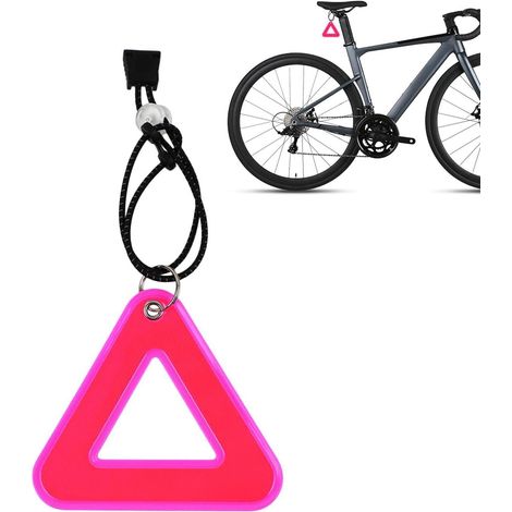 Cinghie per bici riflettenti Triangolo per attrezzatura da ciclismo ad alta visibilità, accessori riflettenti versatili per campeggio, attività all'aria aperta, corsa, ciclismo, escursionismo e (1/5)