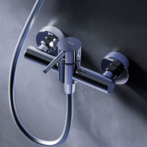 AM.PM Duscharmatur Einhebel Brausebatterie Chrom Armatur Mischbatterie Brausearmatur Brausebatterie Wasserhahn Bad Mischbatterie Dusche