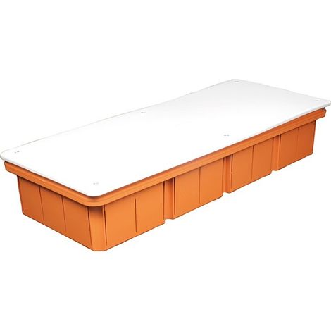 Scatola cassetta di derivazione da incasso con coperchio quadrata rettangolare per collegamenti elettrici  480X160X70 mm