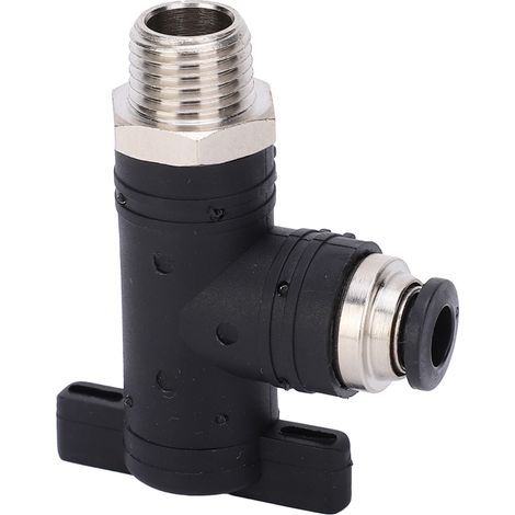 Connecteur pneumatique PT1/4 auto-bloquant BL6-02, vanne d'air accessoire, pression 0.8MPa (1/5)