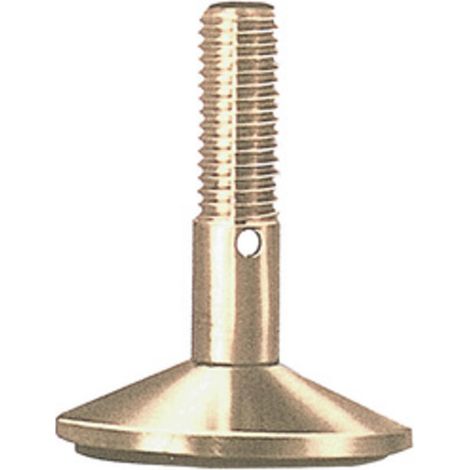 PIEDINO REGOLABILE OTTONE MA12 X D 60 MM Q.TA 10