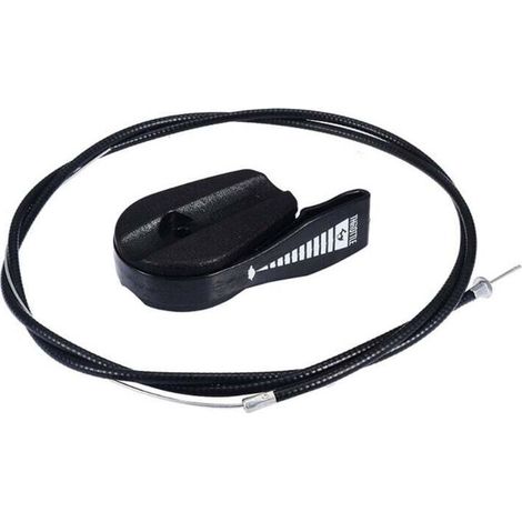 Kit de remplacement de câble d'accélérateur universel Ulisem 39" pour tondeuses à gazon (noir, 1 m) (1/4)