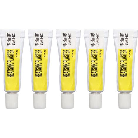 CPU-Wärmeleitpaste 300℃, hitzebeständige, isolierende Silikonpaste für 3D-Drucker, 5 Stück