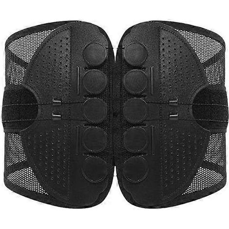 Ceinture de soutien lombaire ajustable XXL, orthèse lombaire pour un soutien optimal toute la journée. (1/4)