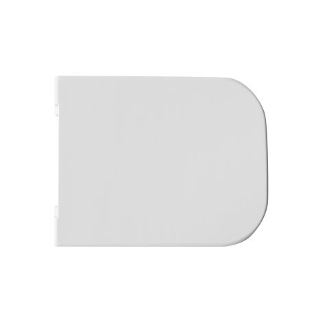 Abattant WC universel D313 en thermodurcissable Abattant WC blanc a' fermeture douce 43,3 x 34,9 cm avec charnie'res a' expansion re'glables