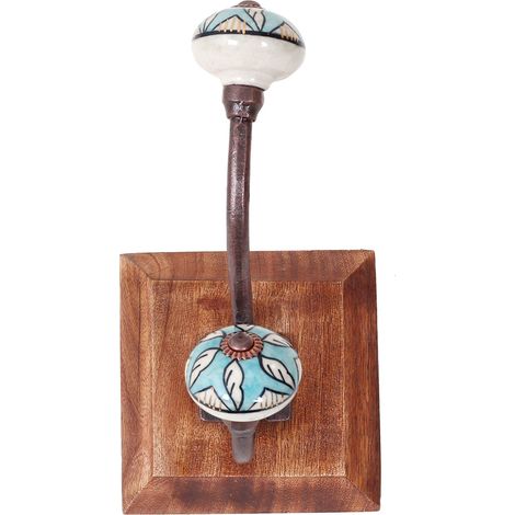 Signes Grimalt Perbha doppio perforazione di pomling  Appendiabiti marrone - 18x10x11cm