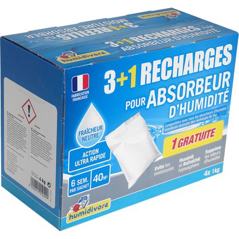 Humidivore Neutre Recharge Absorption Humidité Efficace - Générique
