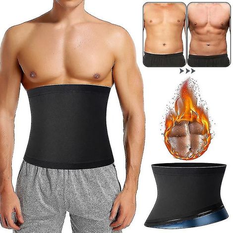 Ceinture de sudation pour homme, amincissante abdominale, style sauna. (1/5)