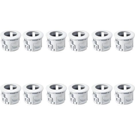 Halterung für Parksensoren am Stoßfänger 89348-33010 für Toyota 4Runner Tacoma ES350 HS250H, 12er-Pack, weiß (1/5)