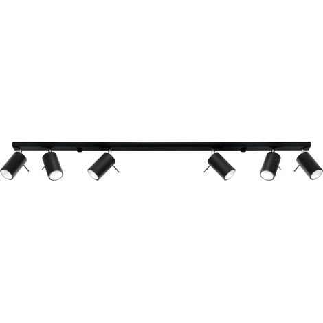 Regleta Vinivi negro, 6 luces (1/5)