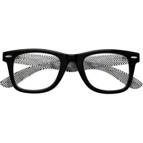 Gafas de lectura con rayas negras +1,50 B16 Zippo