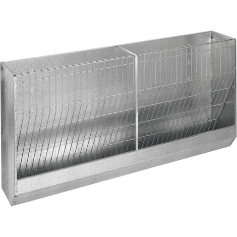 Mangiatoia da parete per pecore  200x37x64 cm  Adatta a pecore, agnelli e capre  Robusta e durevole (1/5)
