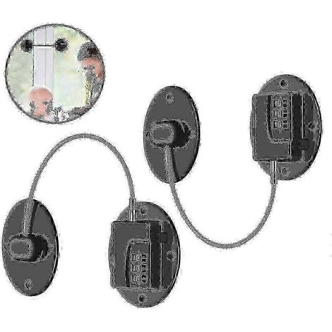 2er-Pack Kühlschrankschloss – Hochleistungs-Kombinationsschloss P20250110925 (1/5)
