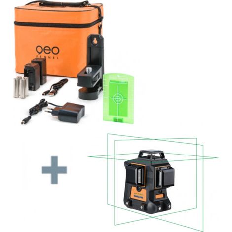 Geo Fennel – Laser vert Geo6X avec batterie Li-ion – Portée 30m – 3 lignes laser – Sac inclus – 534520 (1/10)